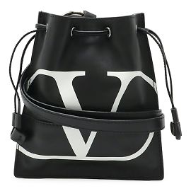 V-Print Schultertasche Valentino Garavani Schwarz Weiß