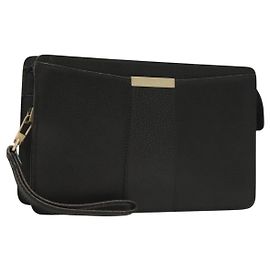 Borsa a mano in pelle nera e oro Salvatore Ferragamo Auth bs27183 Nero D'oro