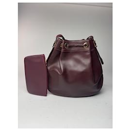 Givenchy-Vintage Givenchy Bucket Leather Bag purple-Purple