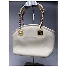 Givenchy-Vintage Givenchy Leather Bag white-White