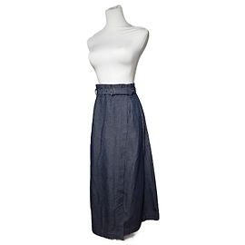 Vintage Issey Miyake Denim Skirt Navy M Navy blue
