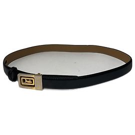 Céline Vintage Celine Paris Ledergürtel schwarz Schwarz