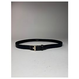 Vintage Dior Ledergürtel schwarz Schwarz