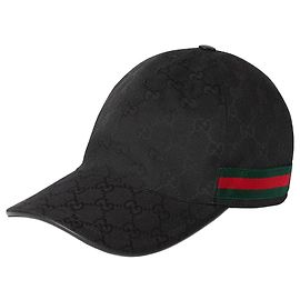 Gucci GG Canvas Baseball Hat Black Black