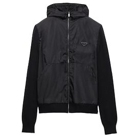Prada Cashmere and Wool Cardigan Black Black