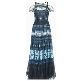 Dior Night Ballet Kleid SS2019 Schwarz Blau