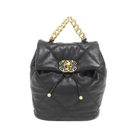 Chanel 19 AS4223 Backpack Black