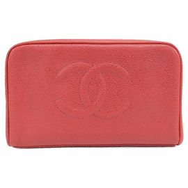 Chanel zeitlose CC Tasche Rot