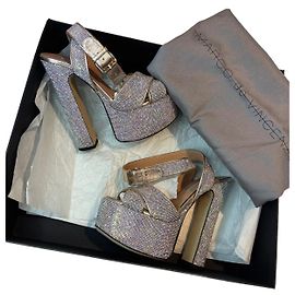 Autre Marque Marco de Vincenzo heels Silvery