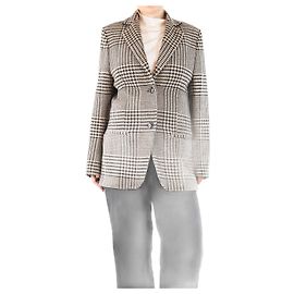Totême Neutrale Tweed-Karoblazer - Größe UK 6 Andere