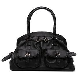 Bolsa My Dior Frame em couro de bezerro preto grande Preto