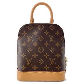 Louis Vuitton Monogram Alma Backpack Red