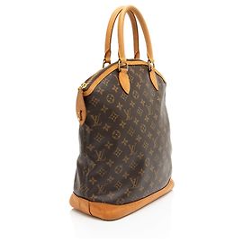 Borsa Lockit in tela Monogram Louis Vuitton Marrone