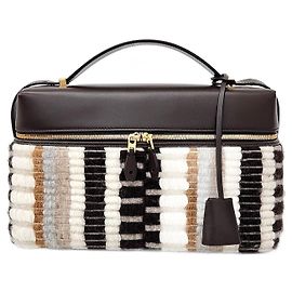 Bolsa Extra em Pele de Carneiro L27 da Loro Piana Multicor
