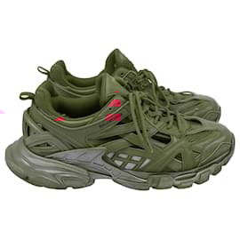 Balenciaga-Tênis Balenciaga Track.2 em poliuretano vermelho-Vermelho