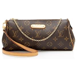 Louis Vuitton-Clutch Eva em Canvas Monogram Louis Vuitton-Marrom