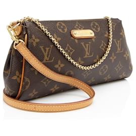 Louis Vuitton-Clutch Eva em Canvas Monogram Louis Vuitton-Marrom