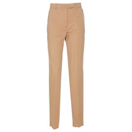 Pantalones Slip Ananas Max Mara Studio Amarillo Camello