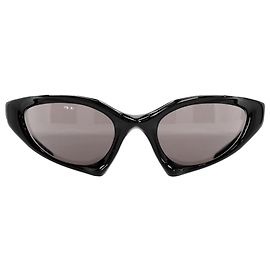 Balenciaga Runner Cat Sunglasses in Black Polyamide Black