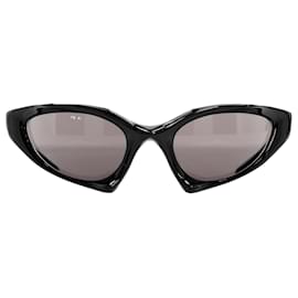 Balenciaga-Óculos de sol Balenciaga Runner Cat em poliamida preta-Preto