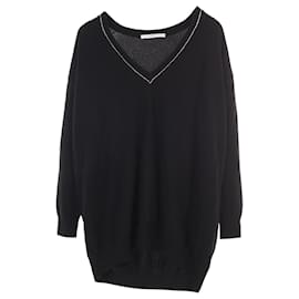 Givenchy-Givenchy Knit Cashmere Top-Black