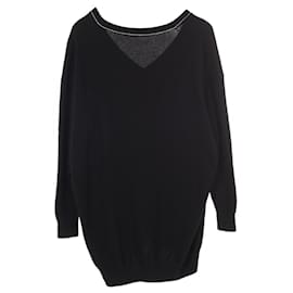 Givenchy-Givenchy Knit Cashmere Top-Black