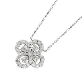 Harry Winston Platin-Diamant-Anhänger-Halskette Andere