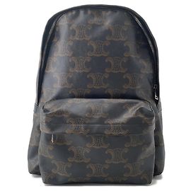 Céline Mochila Medium XL Triomphe da Celine Marrom Preto
