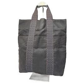 Sac à shopper vintage Hermès anthracite Gris anthracite