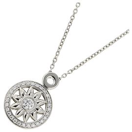 Colar de platina Harry Winston com pingente de diamante Outro