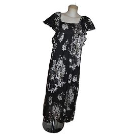 Vestido largo Twin Set de algodón Multicolor