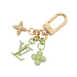 Louis Vuitton-Louis Vuitton Charm Micro LV Iconic Rhinestone-Golden