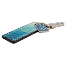 Louis Vuitton-Louis Vuitton Keychain Portocle Damier Stripes M00735-Blue,Light green