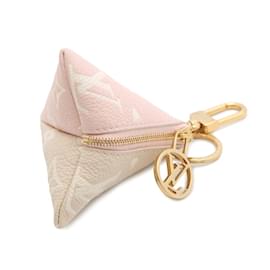 Louis Vuitton-Louis Vuitton Monogram Empreinte Keyring-Pink,Beige