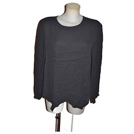 Emporio Armani overlapping layers top black Black