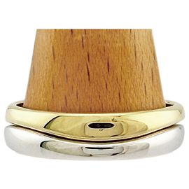 Cartier Love Me 2-Row Band Ring White Yellow