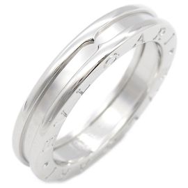 Bulgari BVLGARI B-zero1 Au750 Ring Size 18 Silvery Metallic