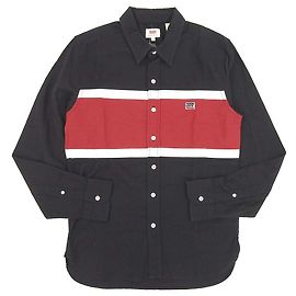 Autre Marque Polo in cotone Levi's nero rosso bianco S Nero Bianco Rosso
