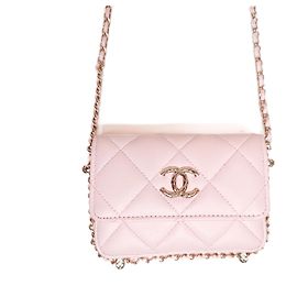 Bolsa extra mini da Chanel Rosa