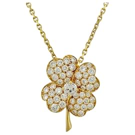 Van Cleef & Arpels Cosmos Clip Necklace Yellow