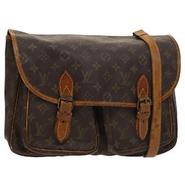 LOUIS VUITTON Monogram Gibeciere GM Borsa a Spalla M42246 LV Auth bs27042 Monogramma