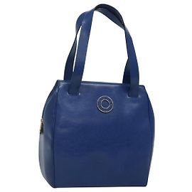 Céline Borsa a Spalla CELINE in Pelle Blu Oro Auth BA3538 Blu D'oro