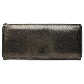 Vintage Loewe Madrid Leather wallet Silver Silvery