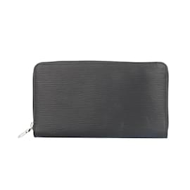 Louis Vuitton-Louis Vuitton Zippy Organizer NM Epi Long Wallet-Black
