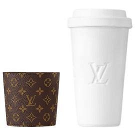 Louis Vuitton Becher Monogramm Weiß Weiß