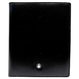 NEW MONTBLANC MEISTERSTÜCK 4CC WALLET 11987 BLACK LEATHER BOX Black