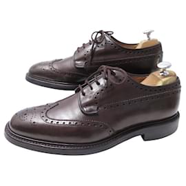 Church's-CHURCH'S GRAFTON 173 DERBY 8G 42 BROWN LEATHER SHOES-Brown