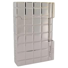 St Dupont-ST DUPONT LIGHTER LINE 2 PRESTIGE COLLECTION 18943 WHITE GOLD 18K LIGHTER-Silvery