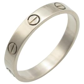 Cartier-Cartier Mini Love Ring Au750 Ring Size 17-Silvery,Metallic