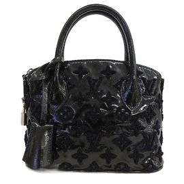 Borsa Lockit BB in Monogram Vernis Louis Vuitton Nera Nero Porpora